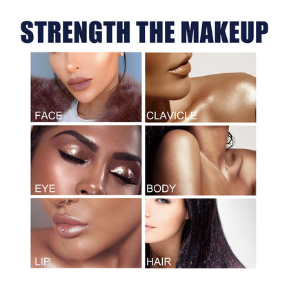Brightening Glitter Facial Body Clavicle Hair Highlight Spray Evening Party Atmosphere