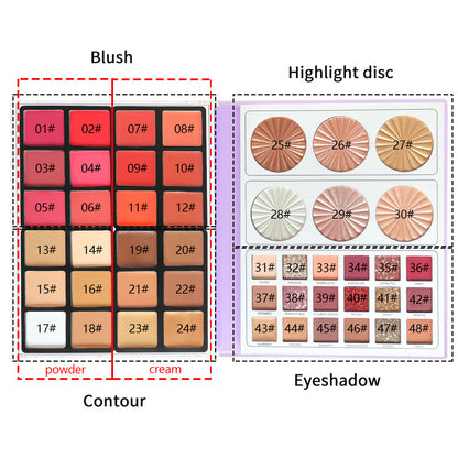 Women's Fashion 4in1 Multifunctional Makeup Palette