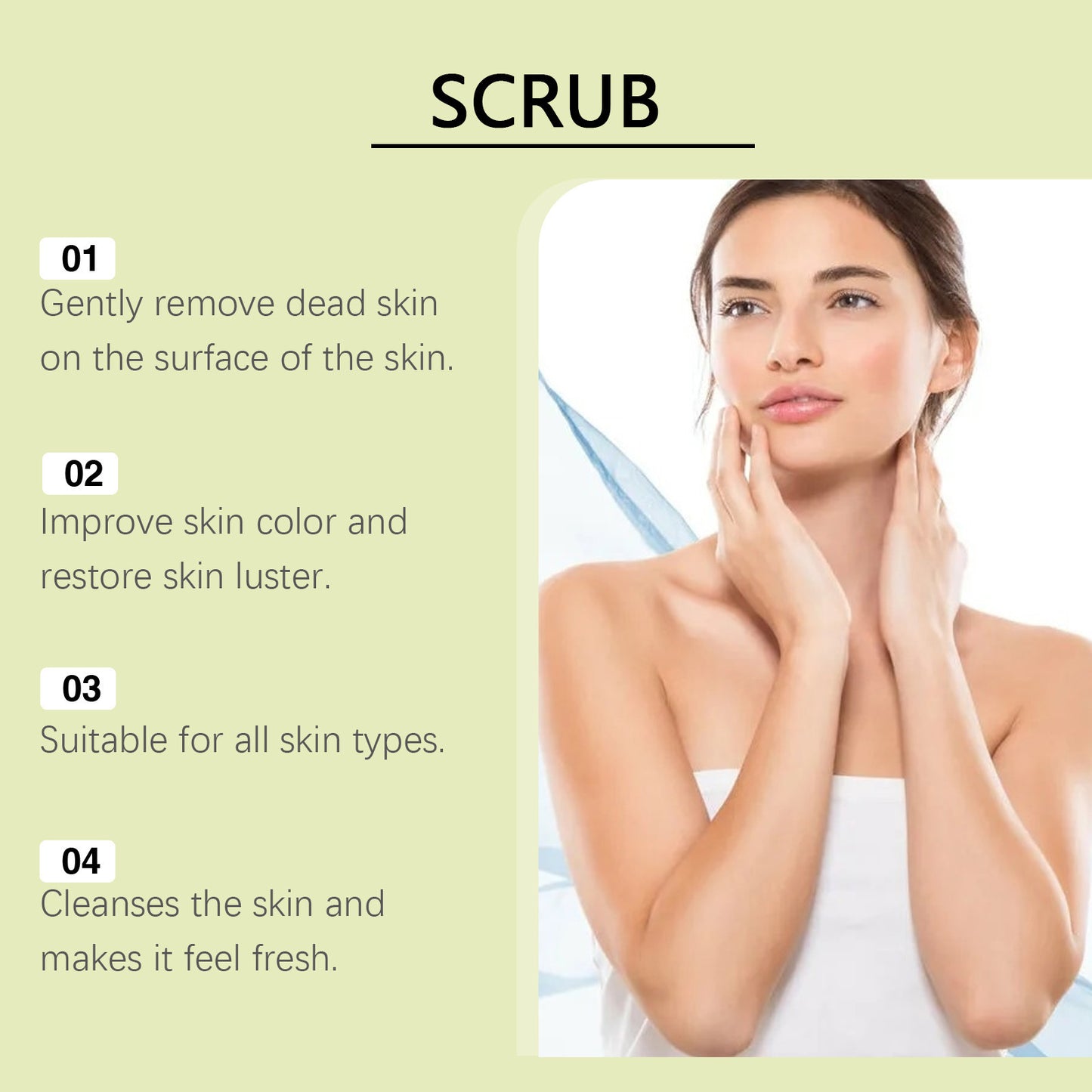 Gentle Moisturizing Green Tea Exfoliating Scrub