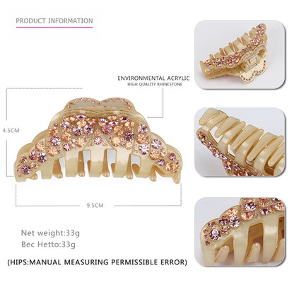 Women's Rhinestone Acetate Grip Rhinestone Hair Accessories