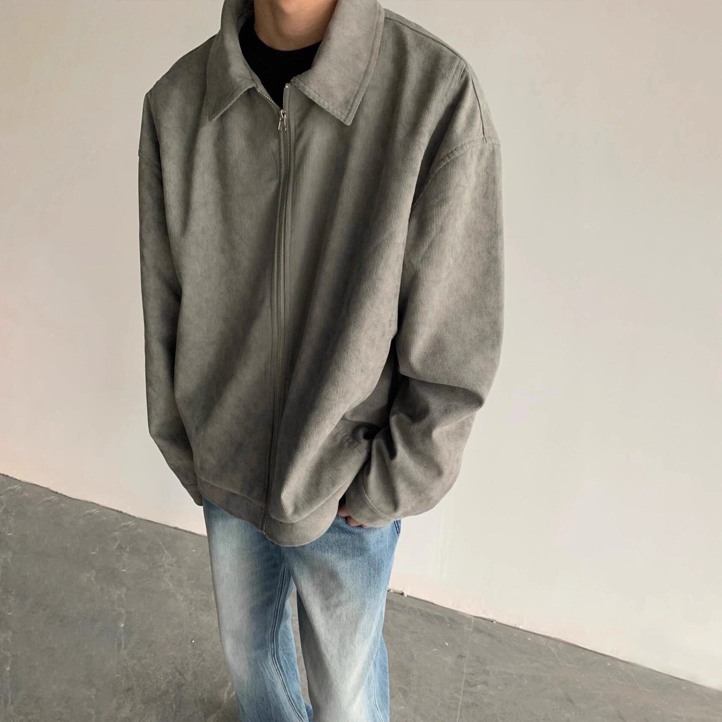 Men's Fashionable Retro Short Padded Jacket