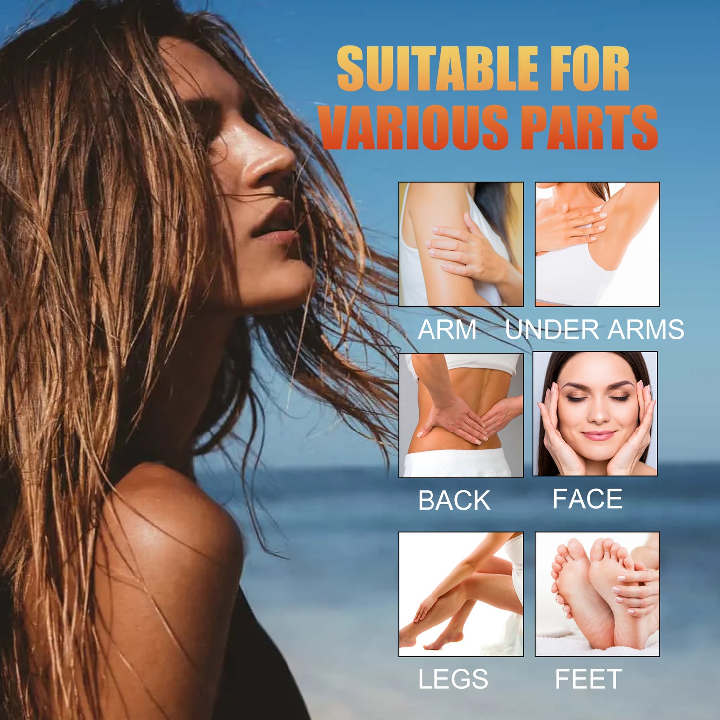 Eelhoe Black Care Gel, Summer Beach Beach Quick Tanning Bronzer Natural Refreshing And Moisturizing