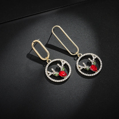 Elk Earrings Christmas Women's Decorative Earrings Long Earrings