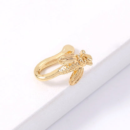 Gold Bee nose ring, mini-cute animal nose ring