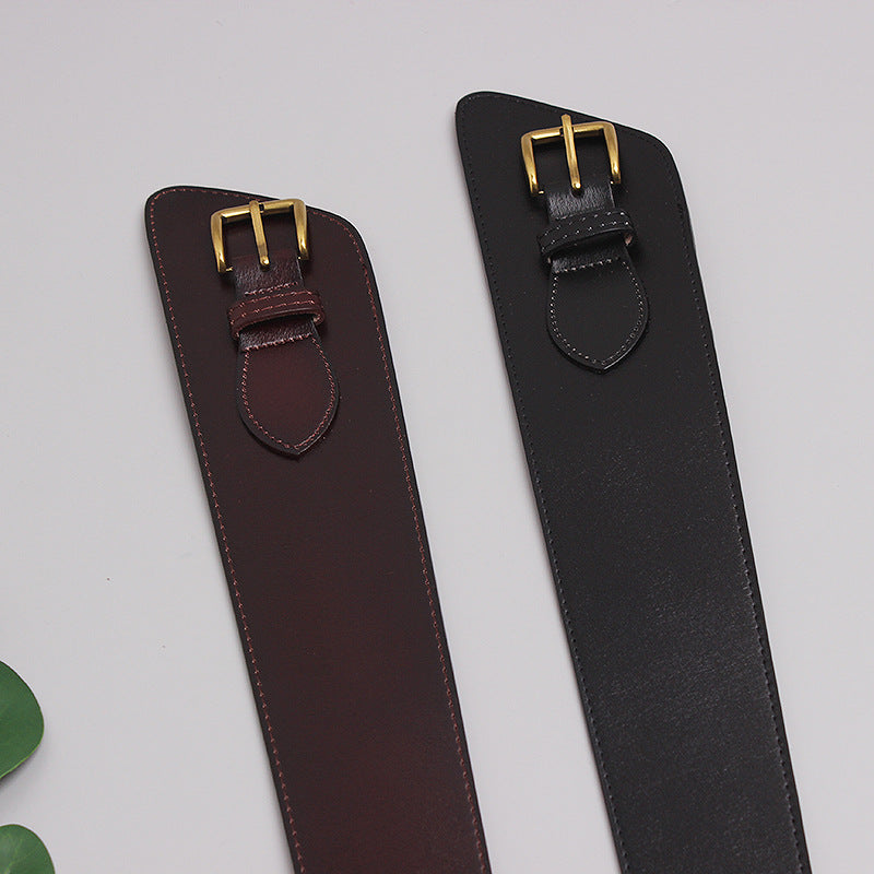Irregular Women Leather All Match Belt Fashion