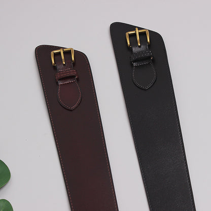Irregular Women Leather All Match Belt Fashion