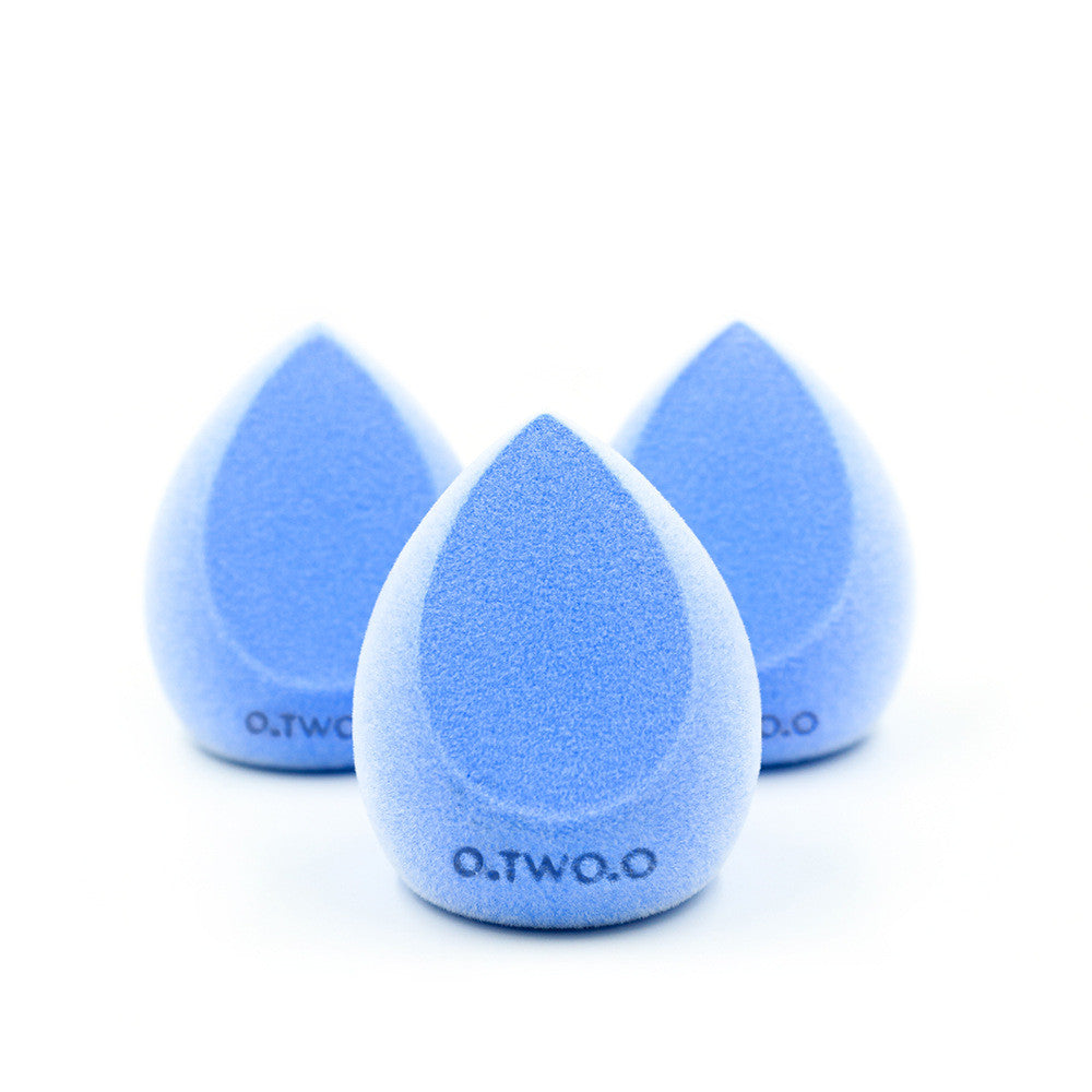 Blue Water Drop New Flocking Powder Puff