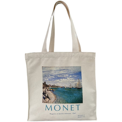 School Bag Portable Zipper Tote