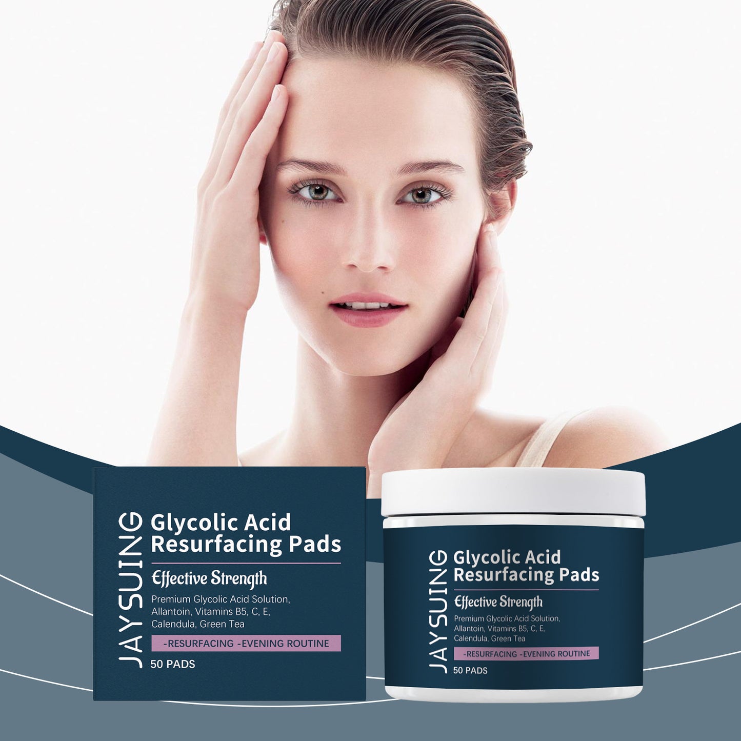 Glycolic Acid Exfoliating Moisturizing Cotton Cloth Facial