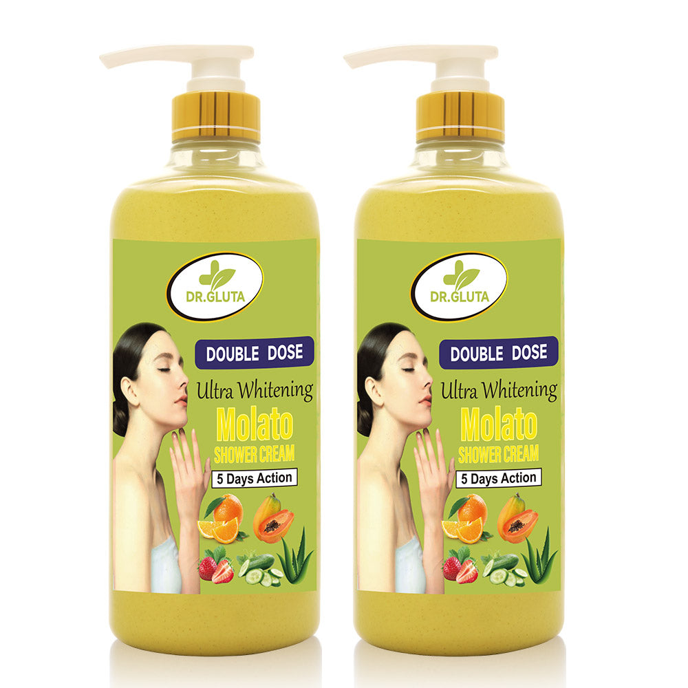 Molato Shower Gel Fruit Whitening Body Skin Care Anti-aging Ligtening Bath Wash