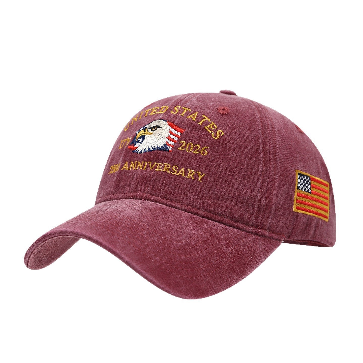 USA 250th Anniversary Cap Washed-Print Hat