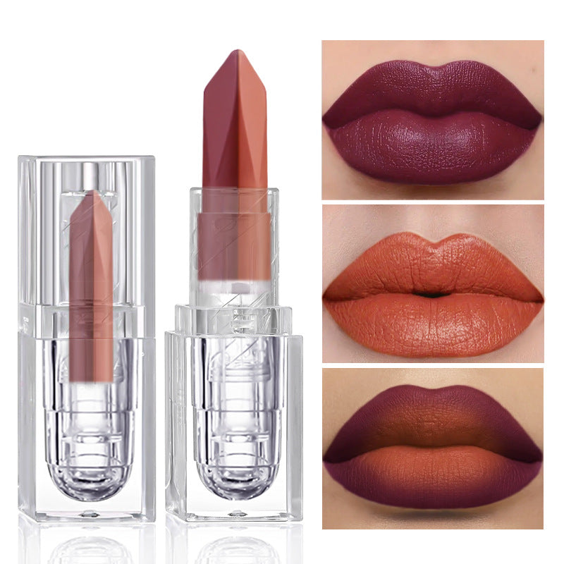 Soft-matte, Dual-tone, 2-in-1 Matte Longwear Lip Mud With A Pearly, Iridescent, And Velvety-matte Finishstain-proof And Smudge-resistant