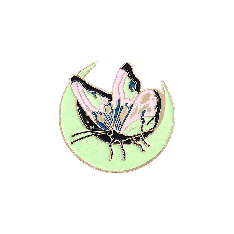 Personalized Versatile Brooch Pin Painted Badge