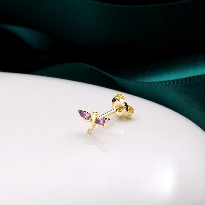 Dunli Jewelry Simple Personality Small Stud Earrings Set For Women