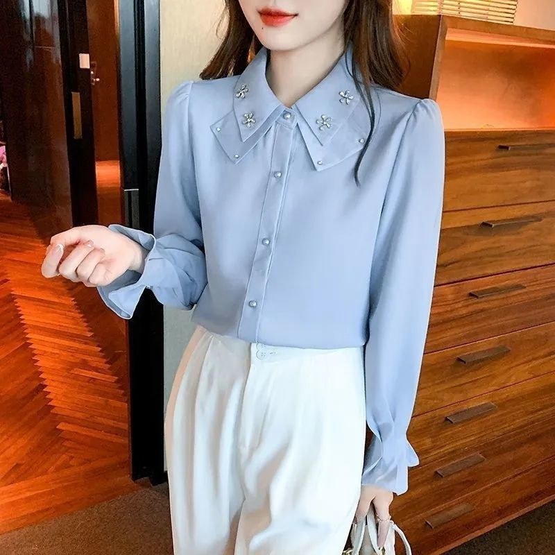Fashion Personalized Chiffon Shirt For Women