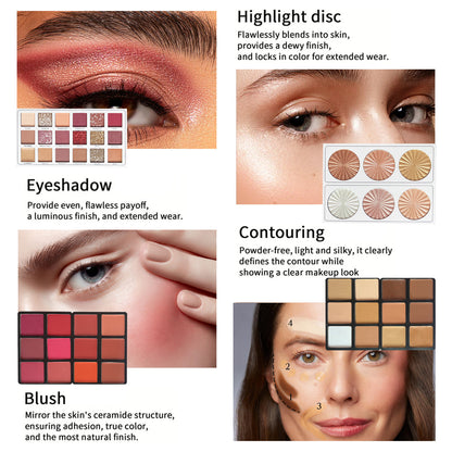 Women's Fashion 4in1 Multifunctional Makeup Palette