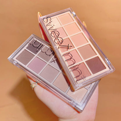 10Shades Of Eyeshadow Pearly Matte Earth Lasting Palette