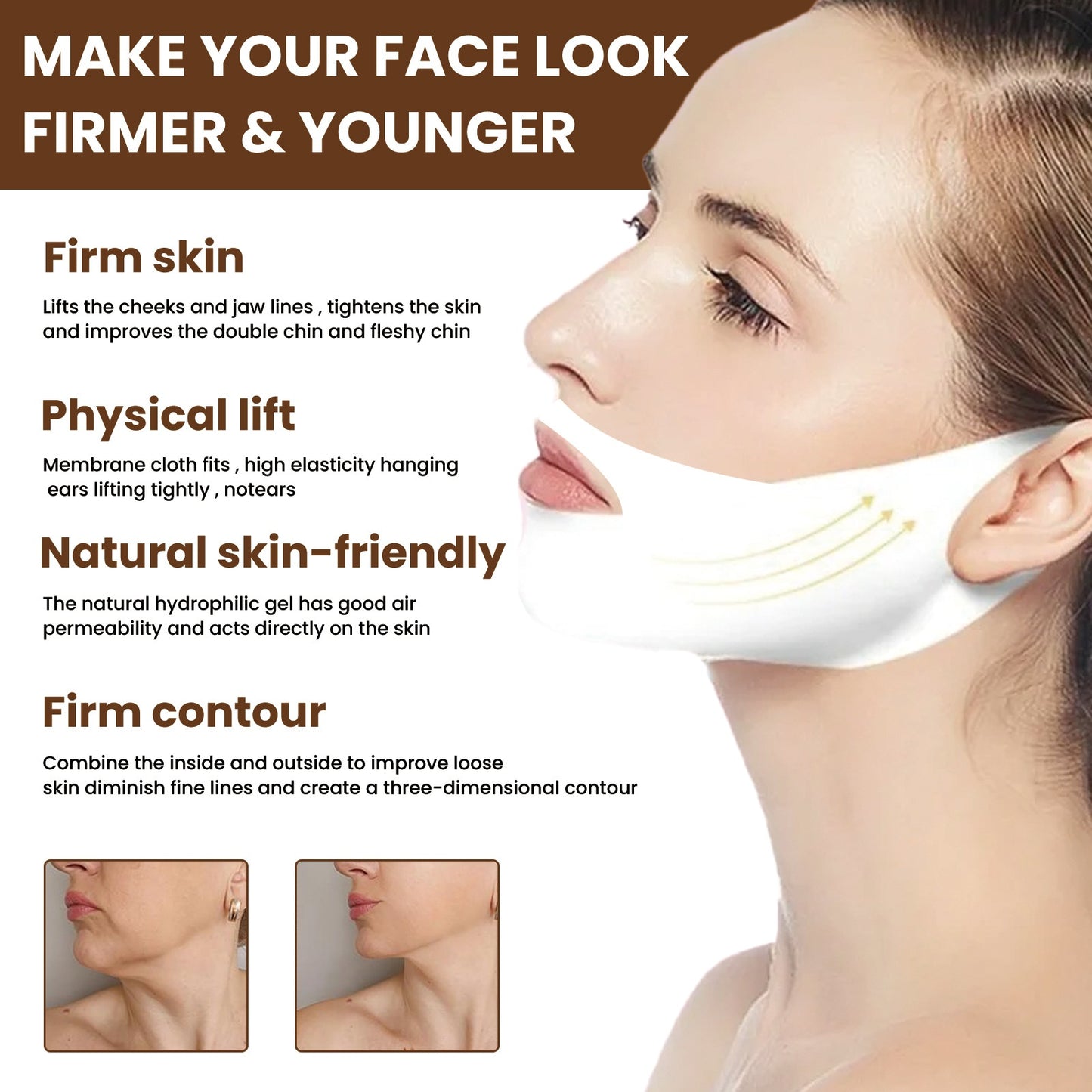 Shaping Small V Face Facial Tightening Ear-mounted Mask
