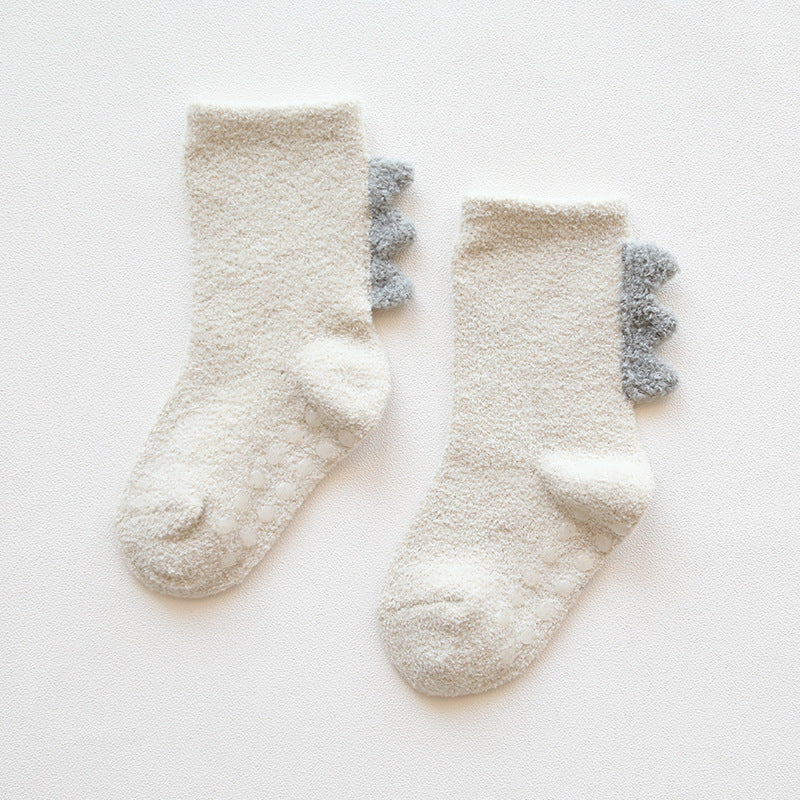 20 Winter New Three-dimensional Super Thick Children's Sleep Socks