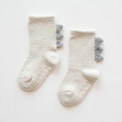 20 Winter New Three-dimensional Super Thick Children's Sleep Socks