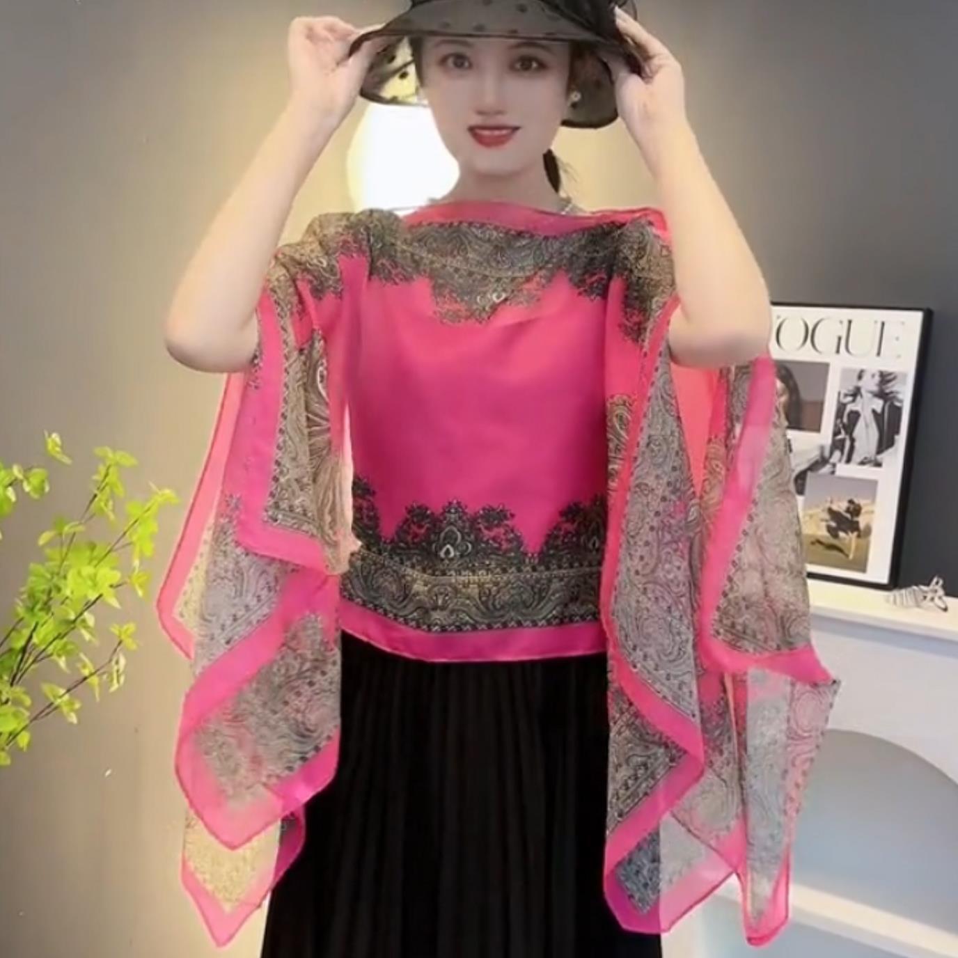 Women's Shawl Spring And Summer Loose Chiffon Waistcoat