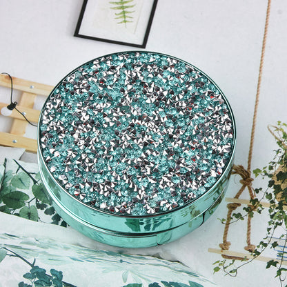 Round Sparkling Star Cosmetic Contact Lenses Care Box Of Contact Lens