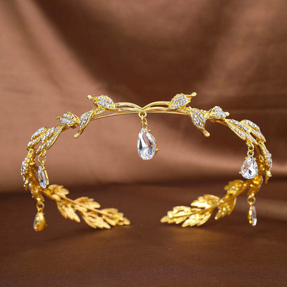Womens Rhinestone Crown Hair Accessory