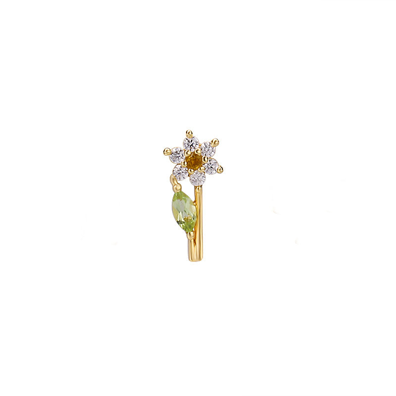 Dunli Jewelry Simple Personality Small Stud Earrings Set For Women