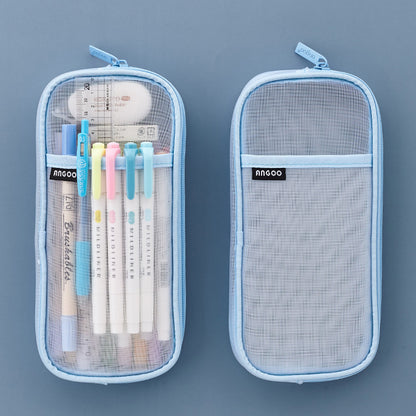 Transparent Pencil Case Girl Stationery Bag Special For High School Entrance Examination Large Capacity