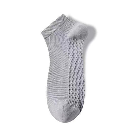 Thin Pure-cotton Deodorizing Mens Ankle Socks