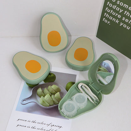 Avocado Contact Lens Companion Box Girl Heart