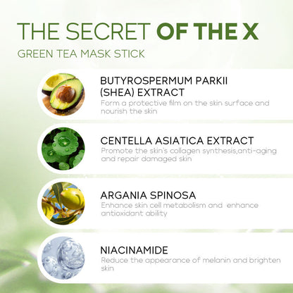 Green Tea Mask Solid Stick Daub-type