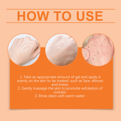 Wiyun Rice Exfoliating Gel Gently Cleanses Face Body Skin Hydrating Moisturizing Refreshing Cleansing Gel