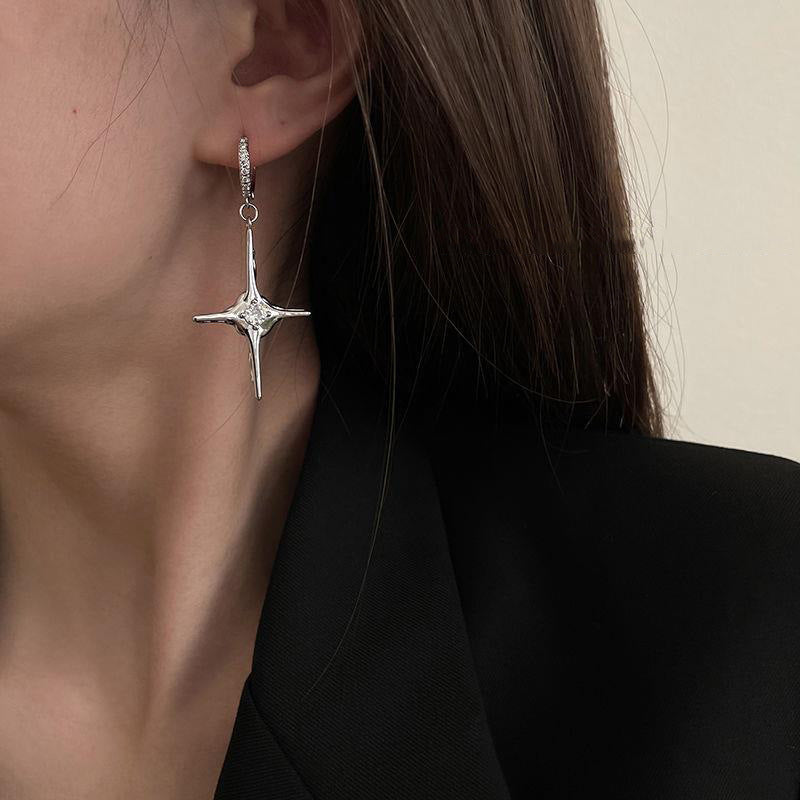 Light Luxury Niche Long Earrings Earrings Simple Temperament Earrings