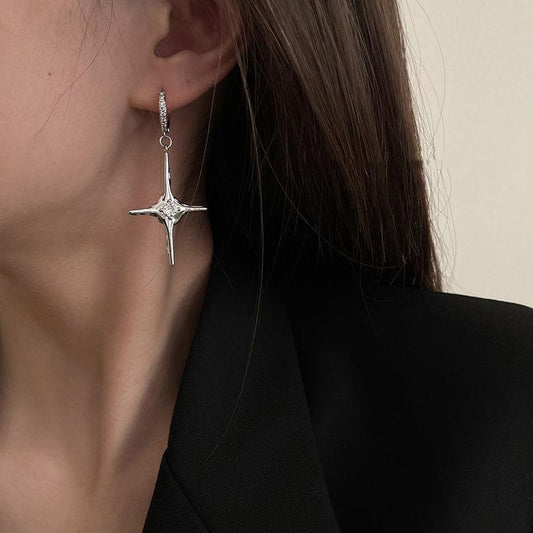 Light Luxury Niche Long Earrings Earrings Simple Temperament Earrings