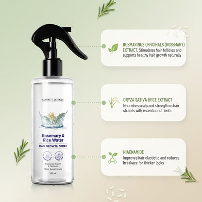 Rosemary Rice Water Hair Spray 200ml
