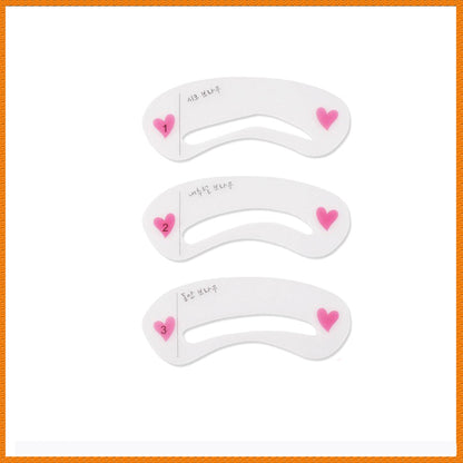 PVC Thrush Card Eyebrow Shape Mold Eyebrow Measurer Eyebrow Tools Eyebrow Aids Eyebrow Artifacts Eyebrow Stickers