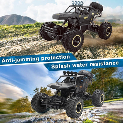 TEMU Can't Sale. UK Rc Car Rock Crawler Rechargeable Off Road Truck 4WD , Metal Shell LED Headlights Remote Control Off Road Car Truck,Logistics Is Randomly Sent By Amazon Logistics,Royal Mail