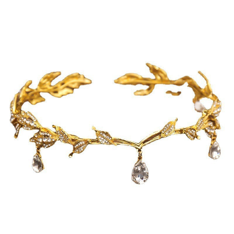 Womens Rhinestone Crown Hair Accessory