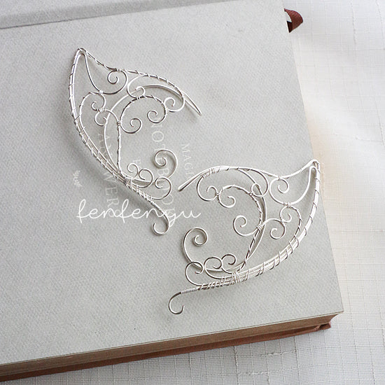 Fairy Earrings Russian Goddess Temperament Ear Piercing Ear Hanging Clip
