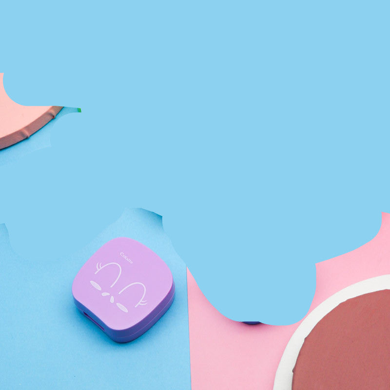 Cartoon Contact LensPortable Lens Case