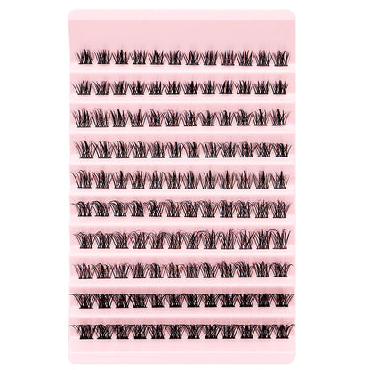 False Eyelashes Suit Single Cluster Thick Curl Long Hot Melt Stem Individual False Eyelash Flatness