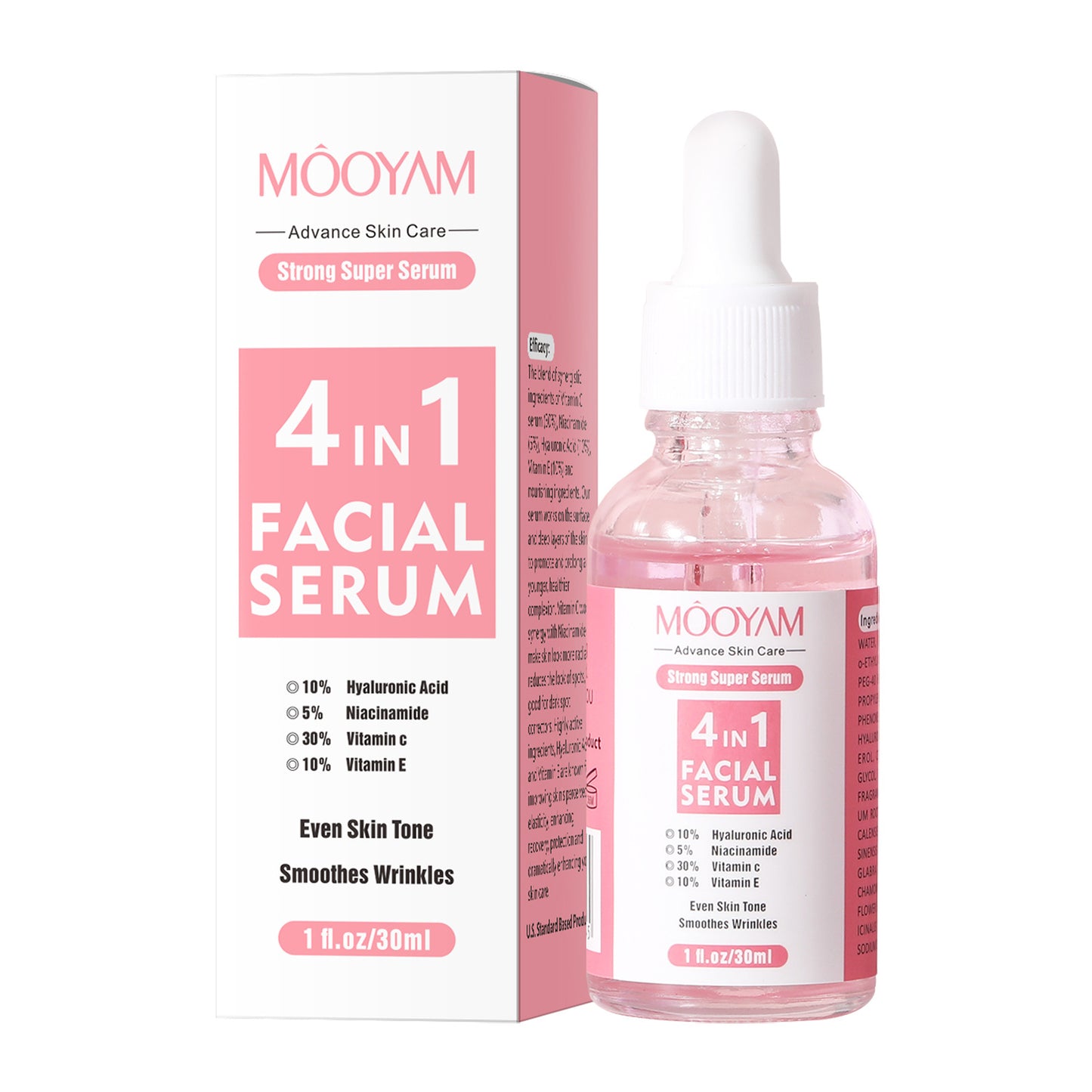 Stock Solution Hyaluronic Acid Nicotinamide Vitamin C Vitamin E Four-in-one