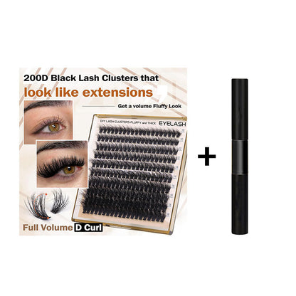 Fluffy Faux Mink Segmented Eyelashes