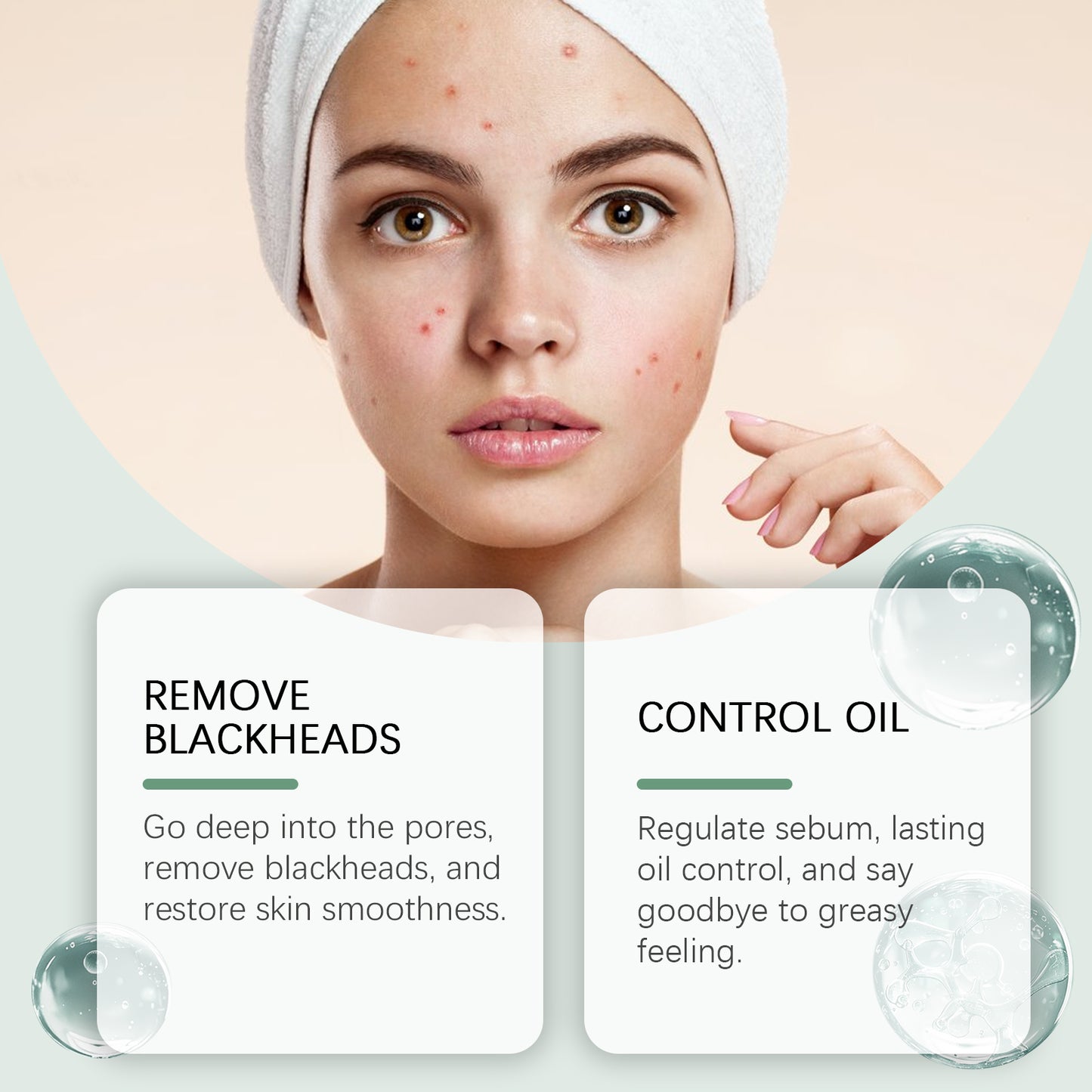 Hoygi Blackhead Green Tea Facial Cleanser Gently Cleans The Delicate Pores Of Blackheads And Moisturizes And Nourishes The Skin