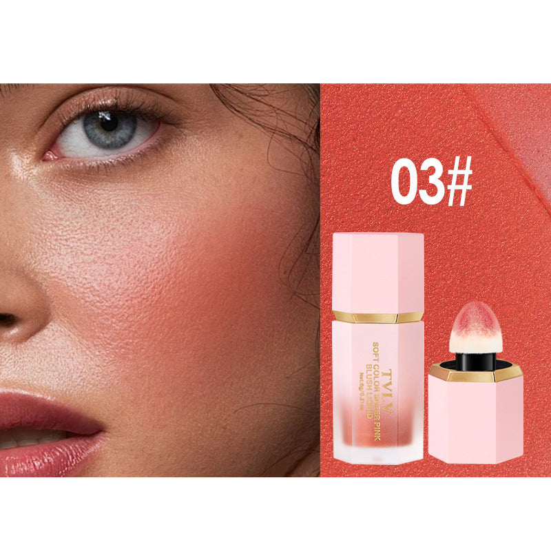 TVLV Velvet Six-color Liquid Blush Long-lasting Waterproof