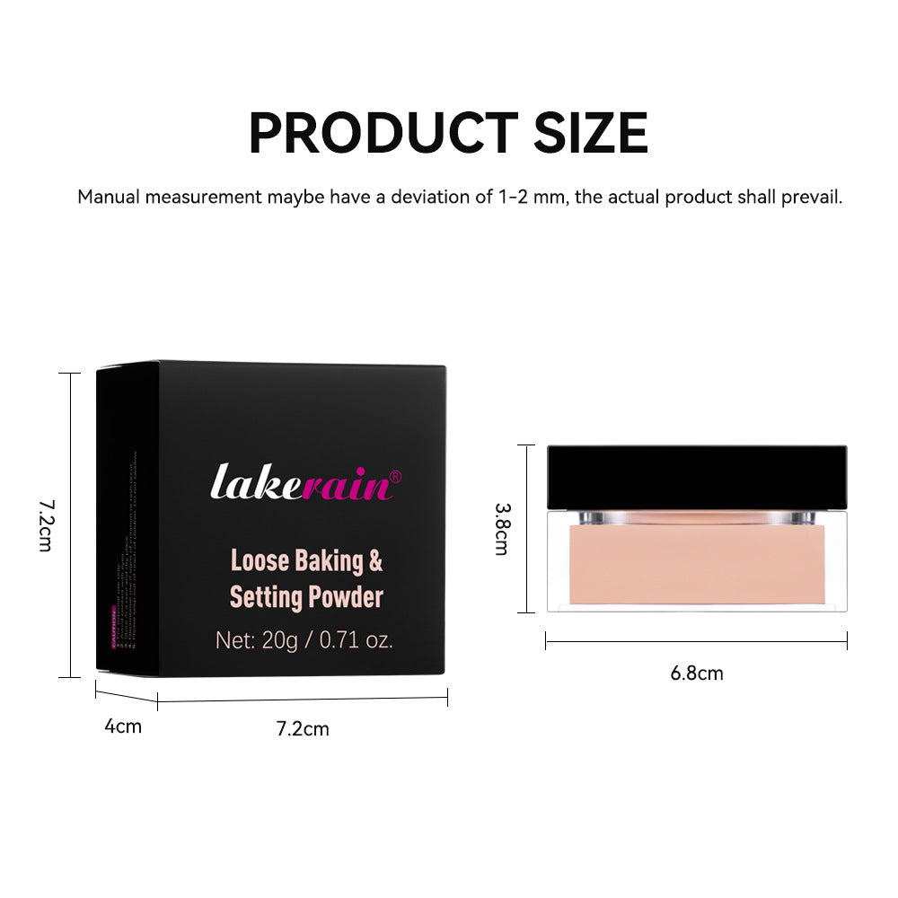 Square Box Finishing Loose Powder Even Skin Color