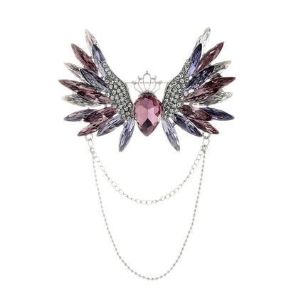 Flower Brooch Women Crystal Diamond Brooch Clothing Accessories