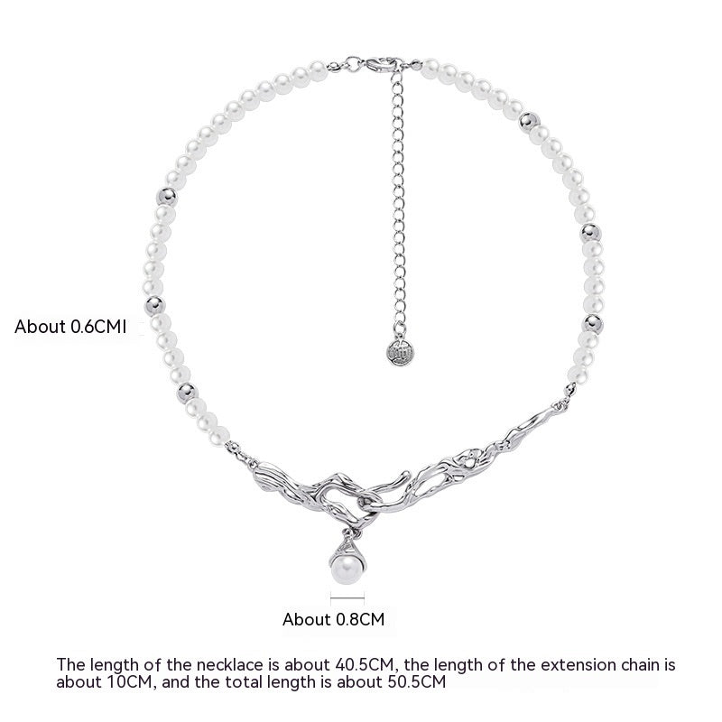New Lava Irregular Pearl Necklace For Women