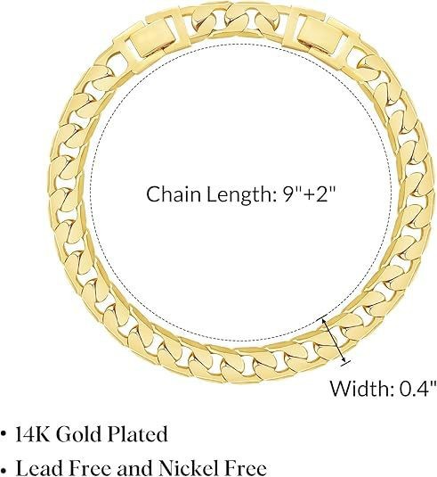 925 Silver-Plated Anklet Bold Versatile Chunky Chain Anklet